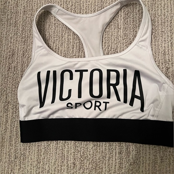 SMALL VICTORIA SECRET SPORT BRA (white and black) - Picture 4 of 4